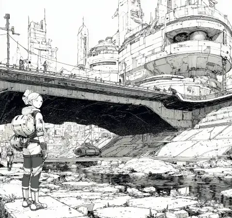 青春学园题材漫画封面，两位少年在夕阳下并肩而行